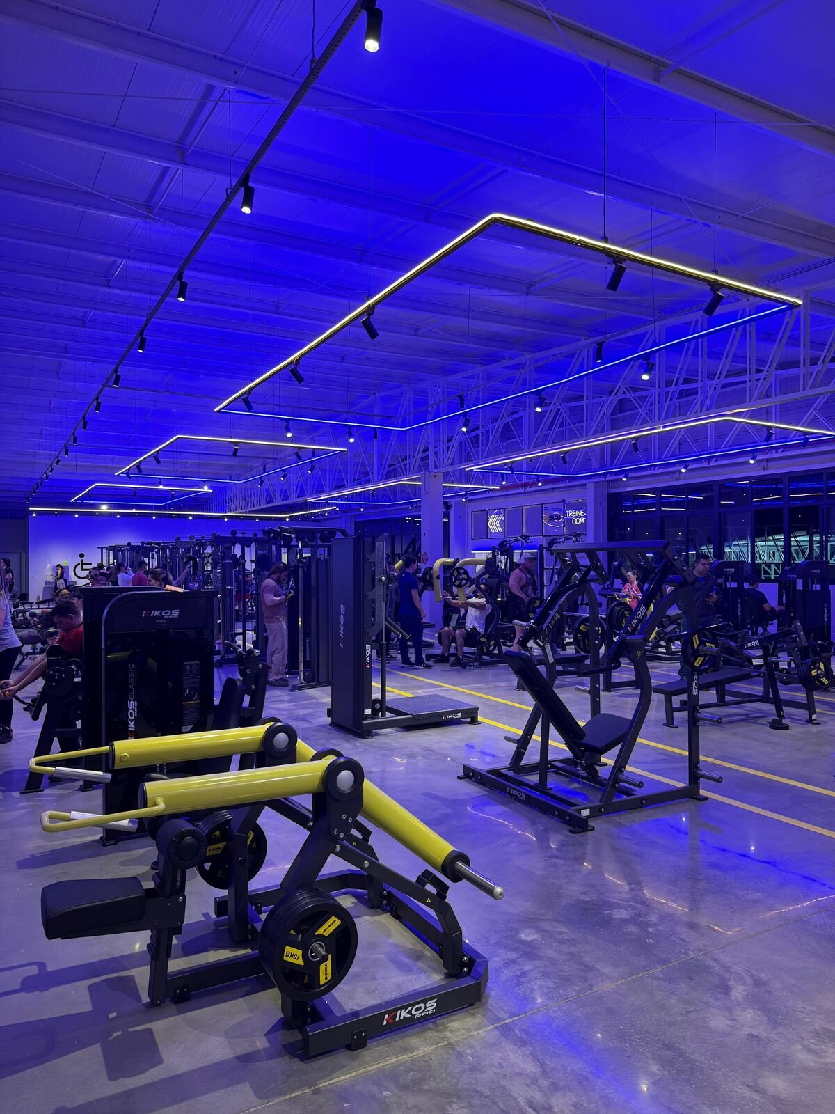 Salão de musculação Slim